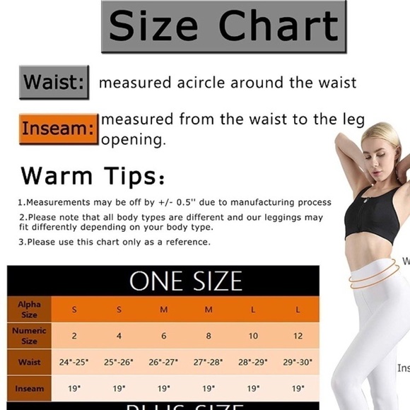 Black High Waisted Tummy Control Cropped Legging NWT - Picture 5 of 12